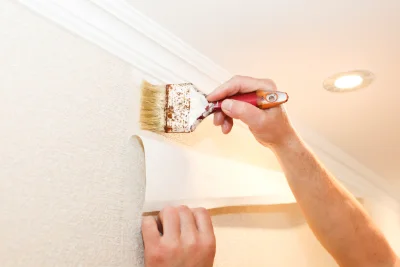 Pose de papier peint à Terrehault — revêtements muraux et toiles de verre